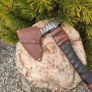 БОЄЦЬ ексклюзивна сокира ручної роботи майстра Сергія Дитюка, Сталь - У8 - інструментальна. Photo 3